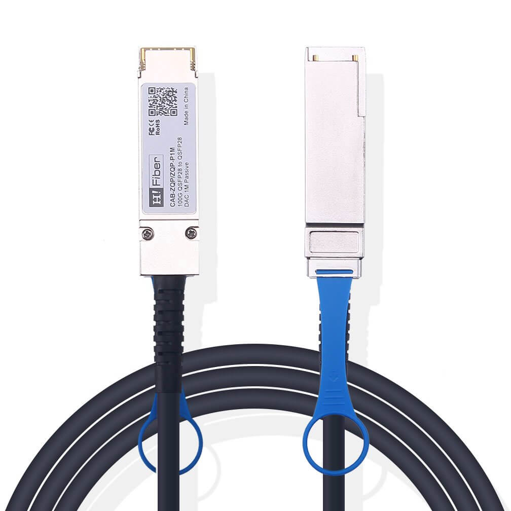 Huawei QSFP28-100G-CU1M Compatible 1m(3ft)  100G QSFP28 to QSFP28 Passive DAC Twinax Cable
